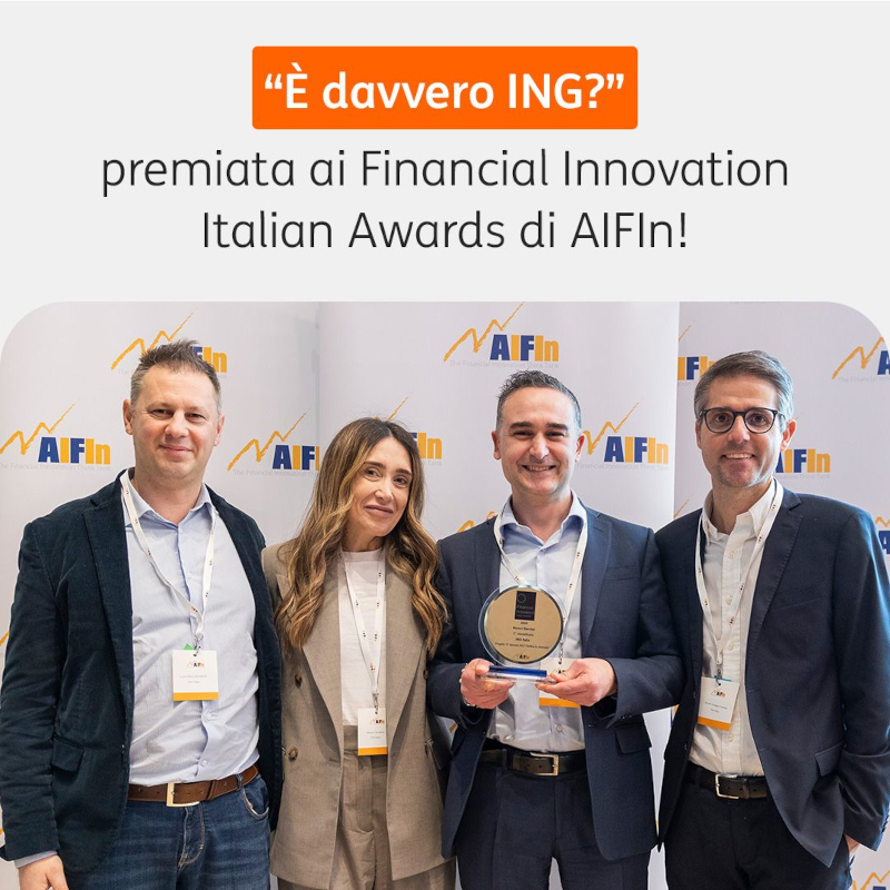 financial innovarion italian awards ING financial innovarion italian awards ING